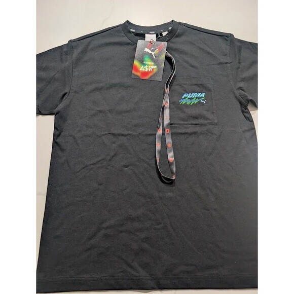A$AP ROCKY x PUMA Pocket Tee Men RARE Size Medium NWT New With Tags 632012_01 - Picture 3 of 9